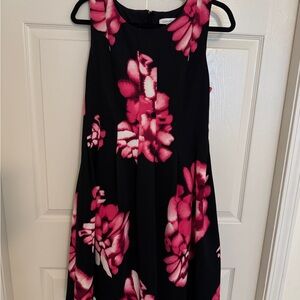 Calvin Klein Pink and Black Dress